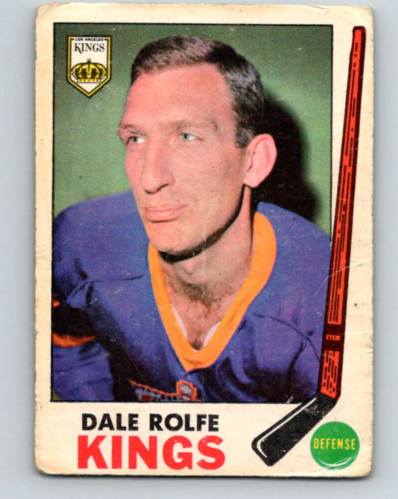 1969-70 O-Pee-Chee #100 Dale Rolfe Los Angeles Kings V1422