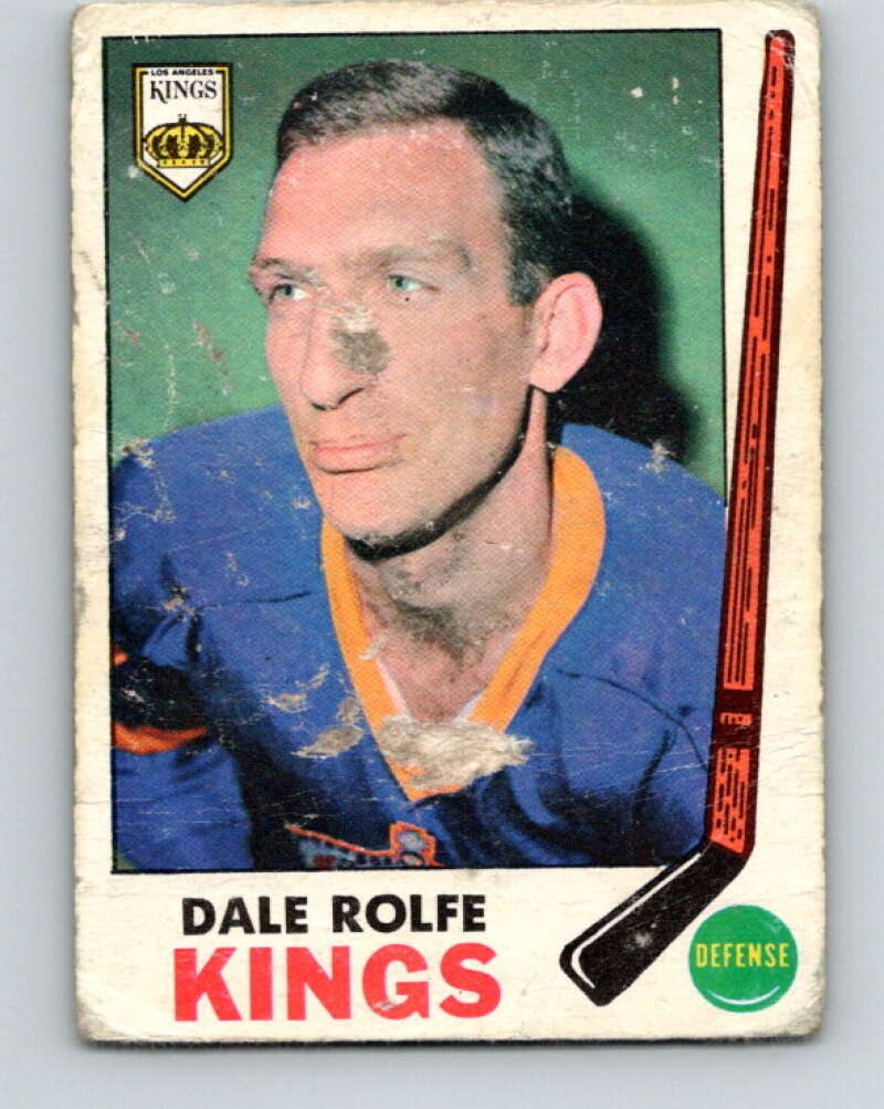 1969-70 O-Pee-Chee #100 Dale Rolfe Los Angeles Kings V1423