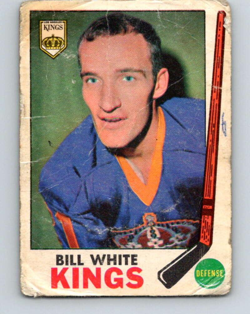 1969-70 O-Pee-Chee #101 Bill White Los Angeles Kings V1424