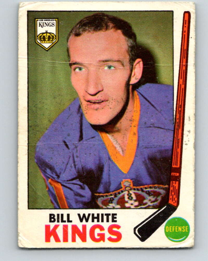 1969-70 O-Pee-Chee #101 Bill White Los Angeles Kings V1425