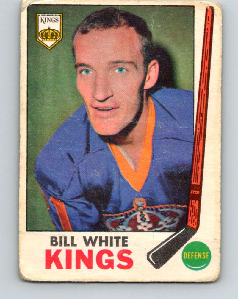 1969-70 O-Pee-Chee #101 Bill White Los Angeles Kings V1426