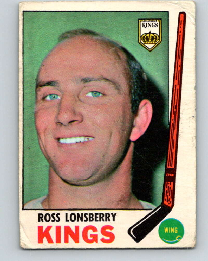 1969-70 O-Pee-Chee #104 Ross Lonsberry Los Angeles Kings V1431