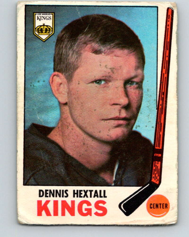 1969-70 O-Pee-Chee #107 Dennis Hextall RC Rookie Los Angeles Kings V1438