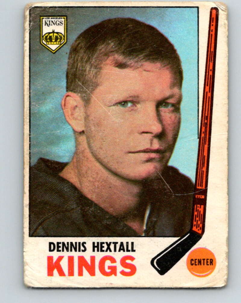 1969-70 O-Pee-Chee #107 Dennis Hextall RC Rookie Los Angeles Kings V1440
