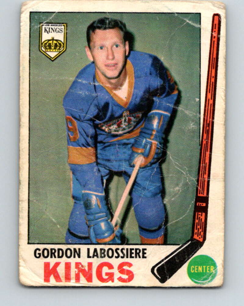 1969-70 O-Pee-Chee #109 Gord Labossiere Los Angeles Kings V1448