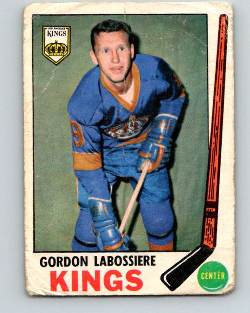1969-70 O-Pee-Chee #109 Gord Labossiere Los Angeles Kings V1449
