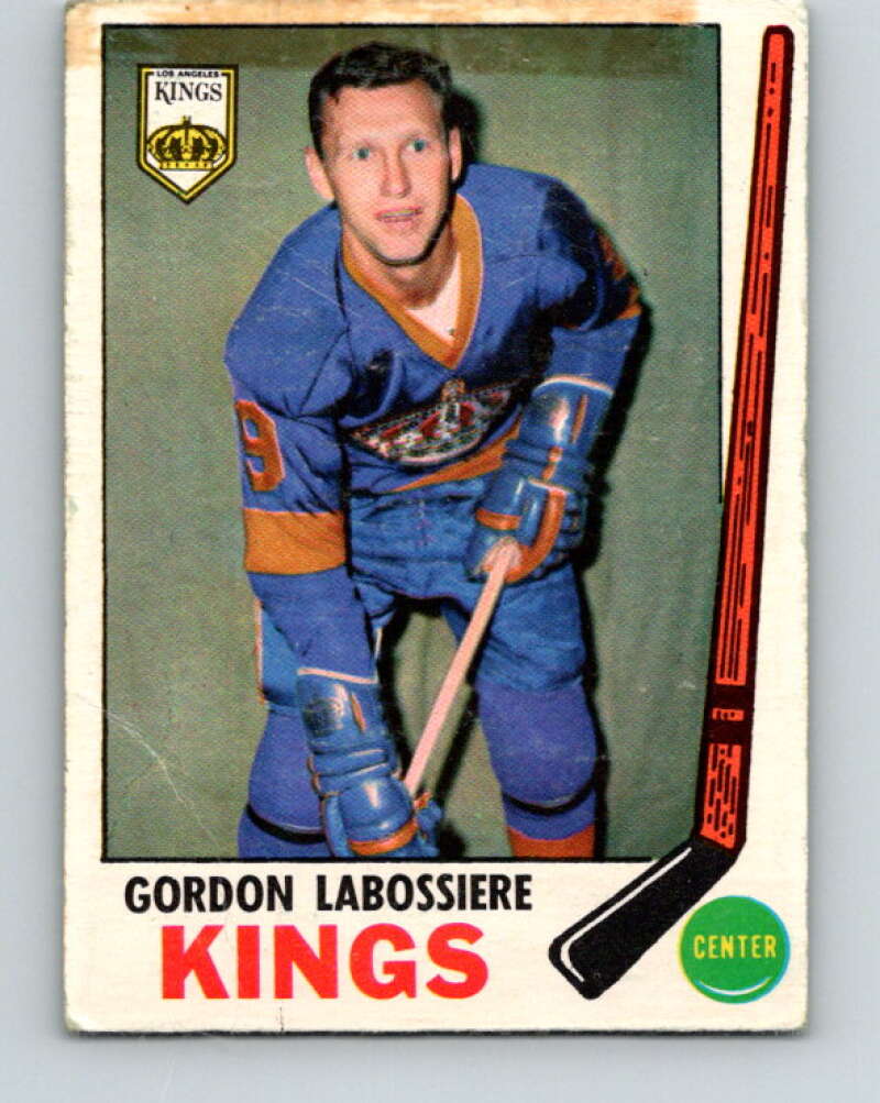 1969-70 O-Pee-Chee #109 Gord Labossiere Los Angeles Kings V1451