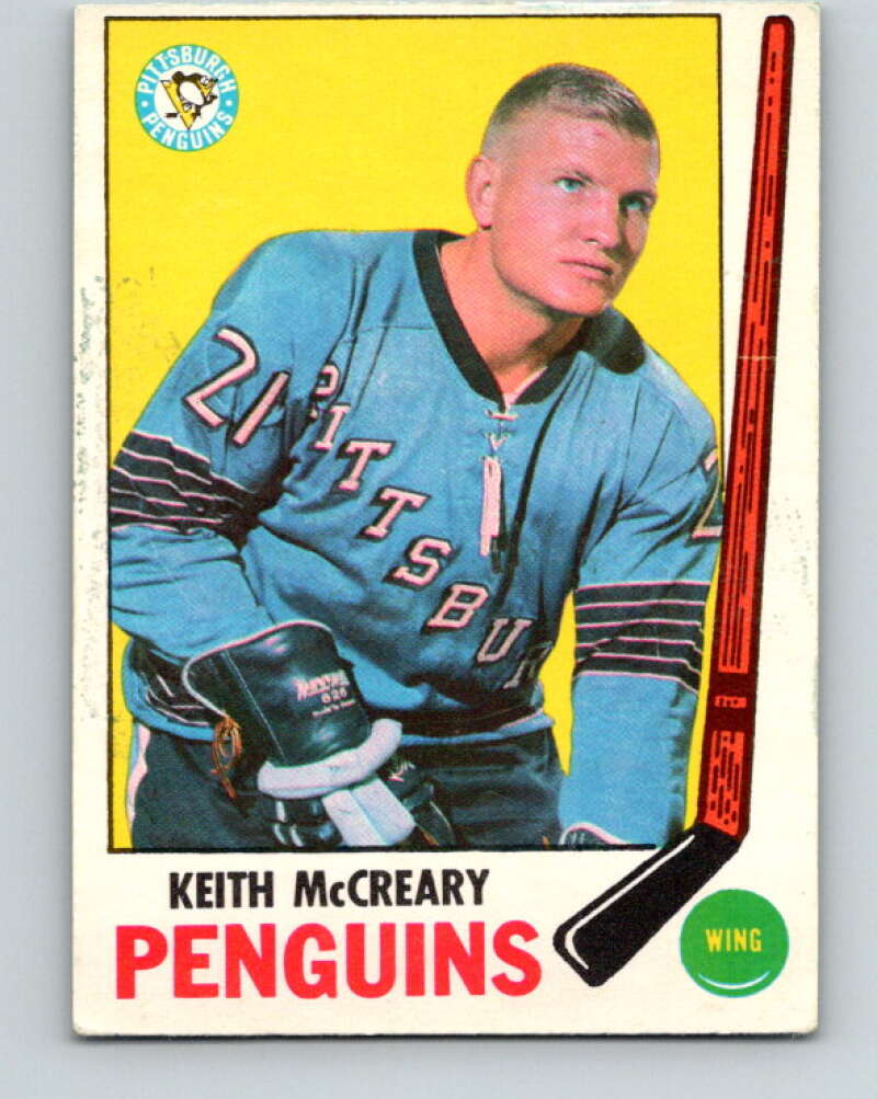 1969-70 O-Pee-Chee #114 Keith McCreary Pittsburgh Penguins V1459