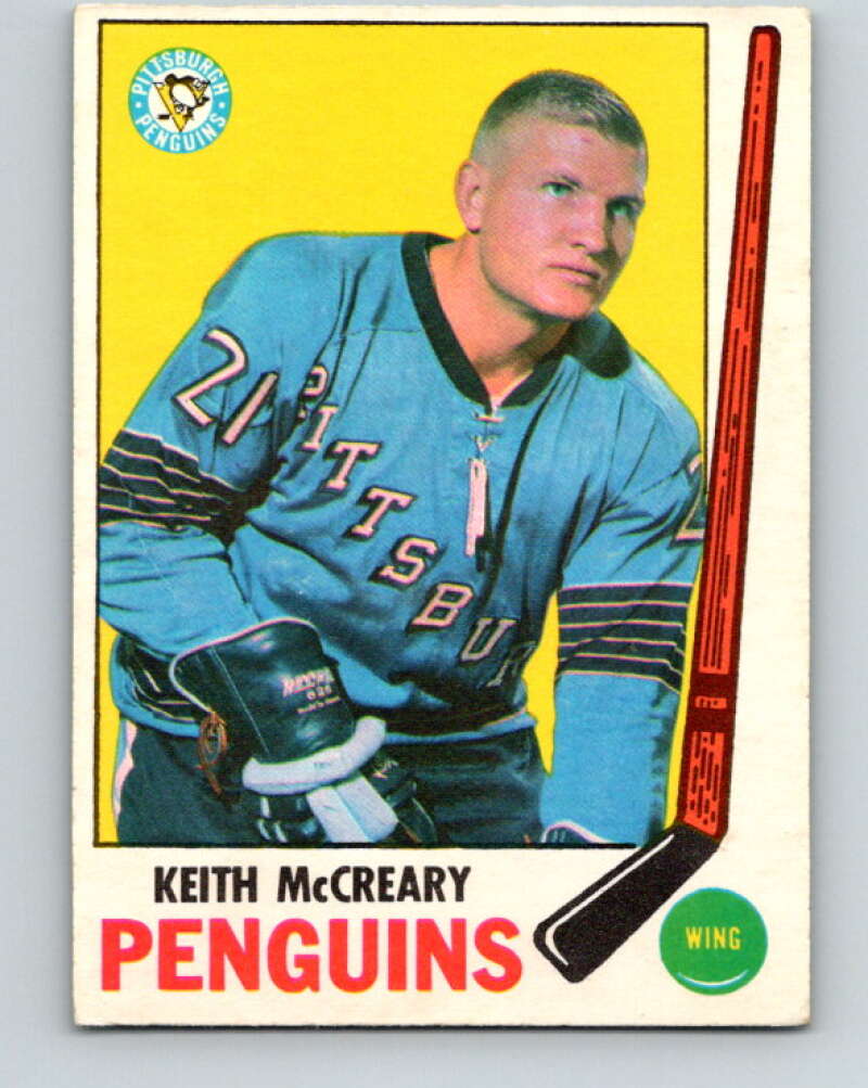 1969-70 O-Pee-Chee #114 Keith McCreary Pittsburgh Penguins V1461