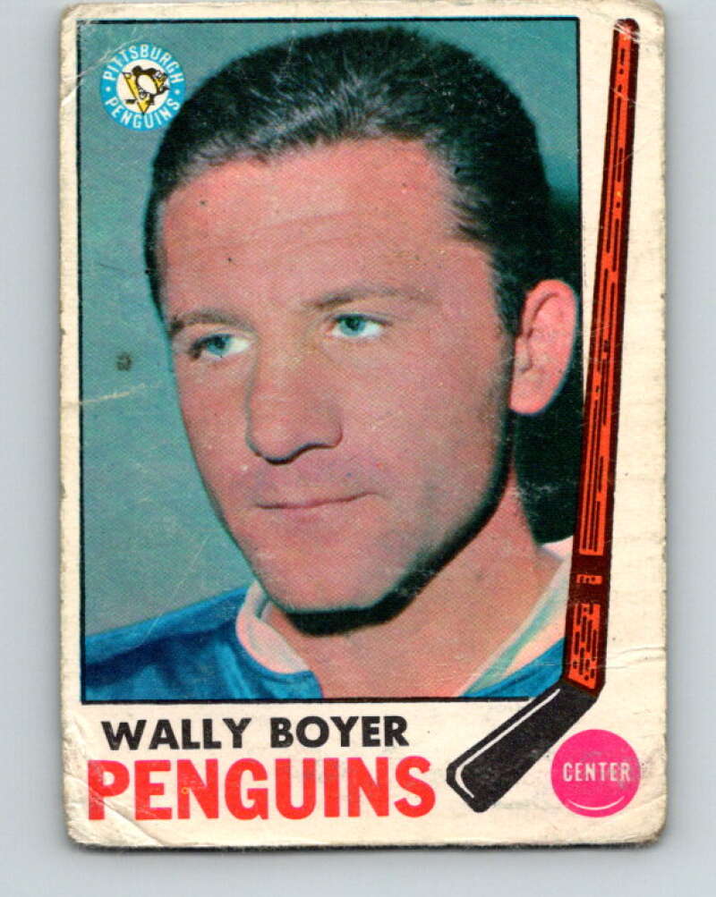 1969-70 O-Pee-Chee #118 Wally Boyer Pittsburgh Penguins V1463
