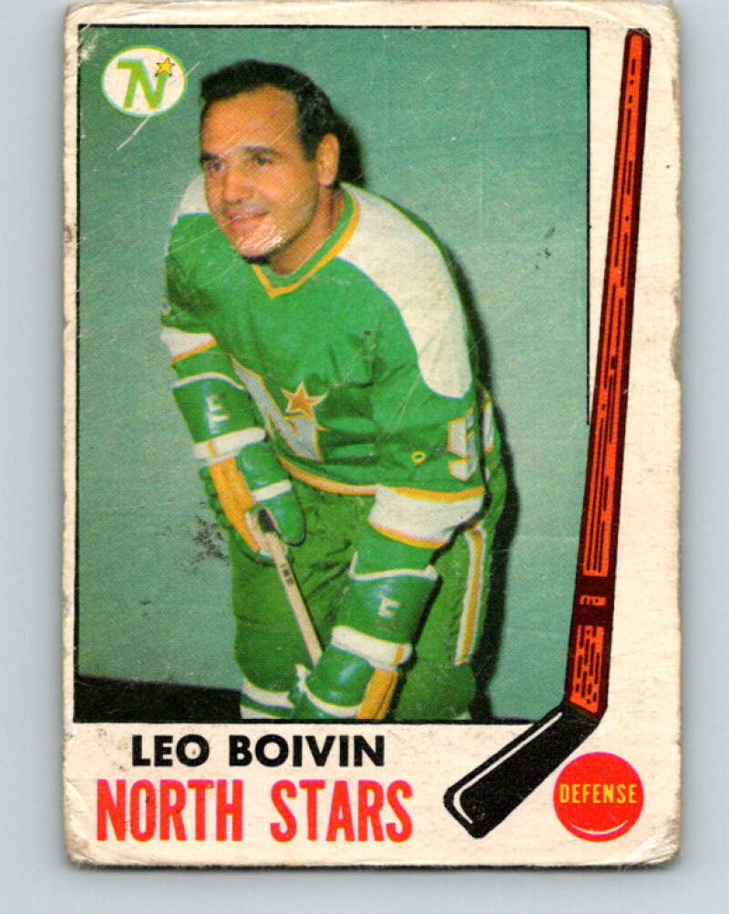 1969-70 O-Pee-Chee #122 Leo Boivin Minnesota North Stars V1472