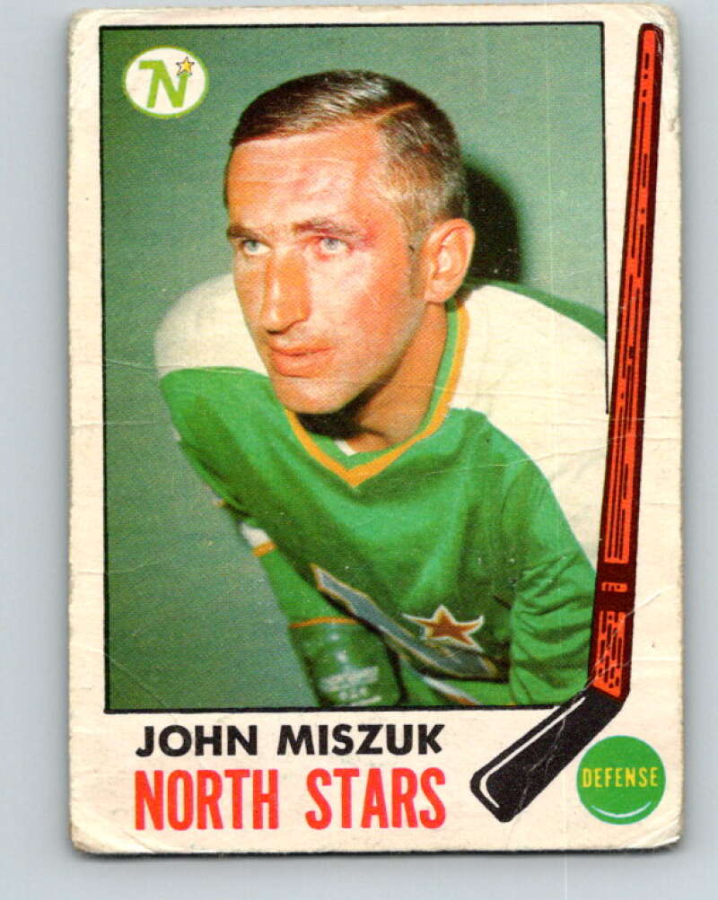 1969-70 O-Pee-Chee #124 John Miszuk Minnesota North Stars V1477