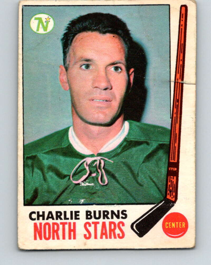 1969-70 O-Pee-Chee #129 Charlie Burns Minnesota North Stars V1488
