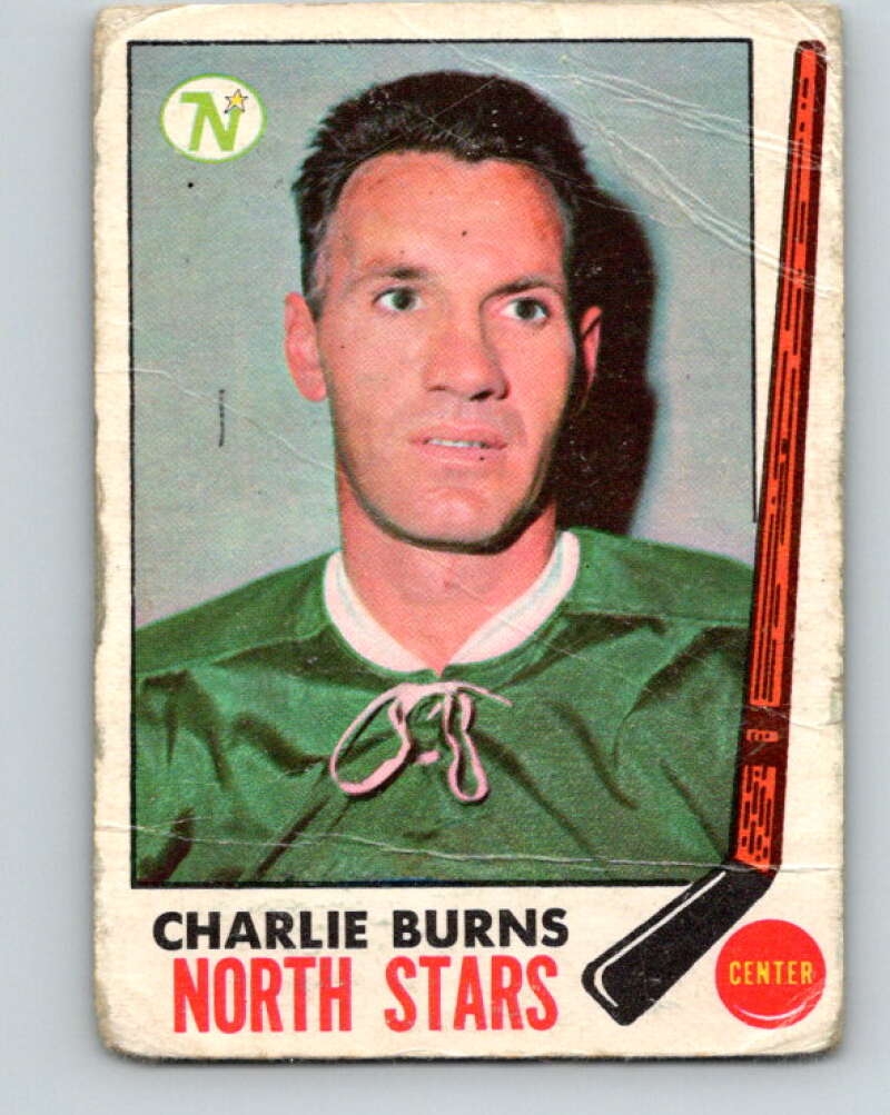 1969-70 O-Pee-Chee #129 Charlie Burns Minnesota North Stars V1489