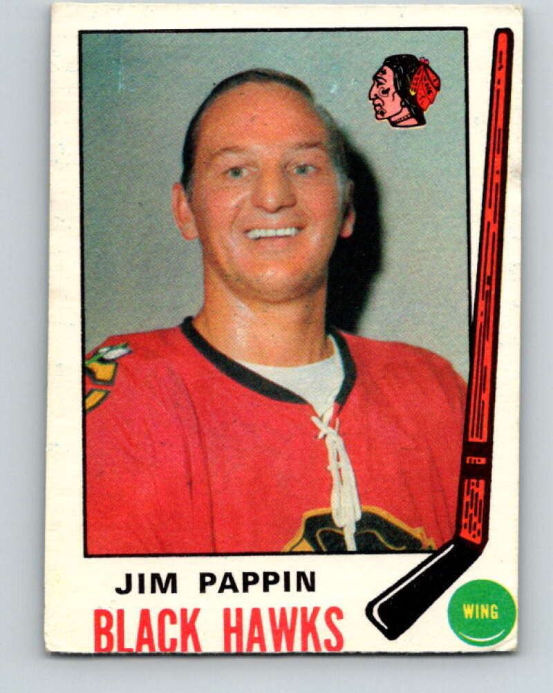1969-70 O-Pee-Chee #133 Jim Pappin Chicago Blackhawks V1505