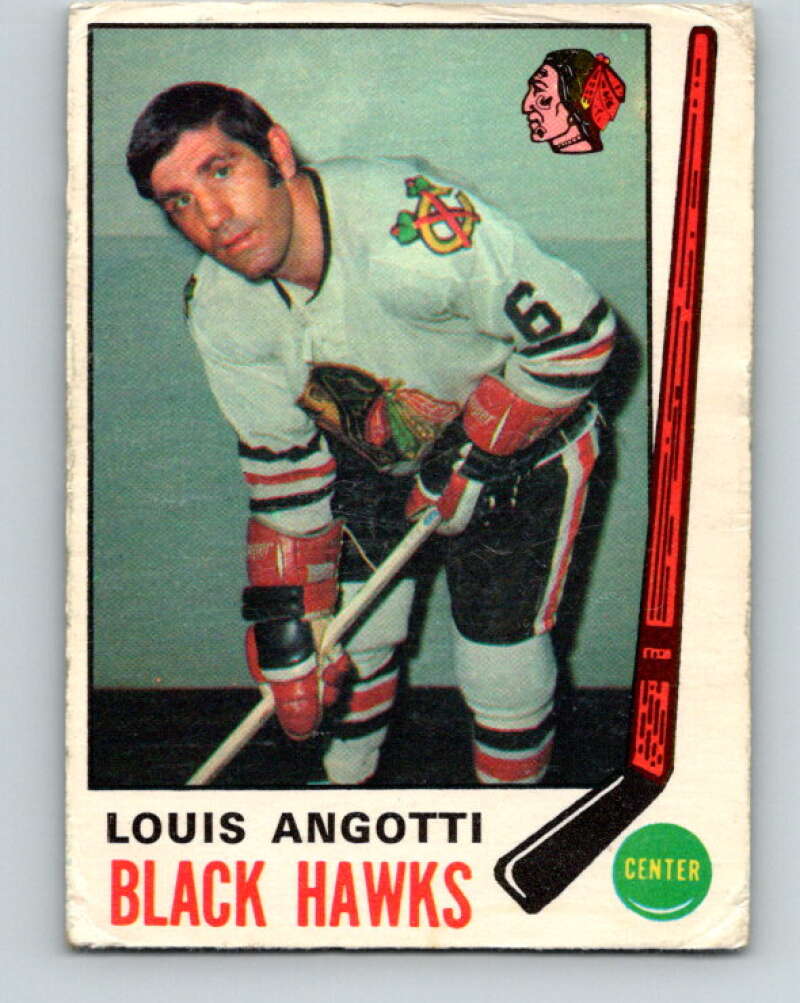 1969-70 O-Pee-Chee #134 Lou Angotti Chicago Blackhawks V1511