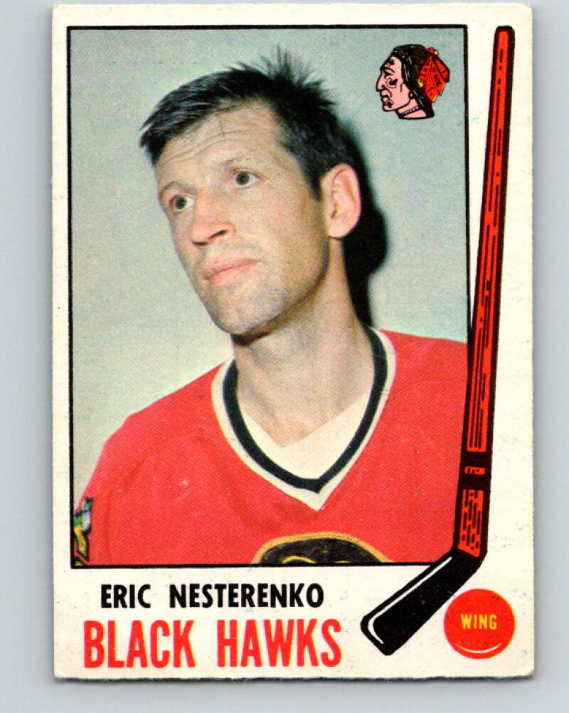 1969-70 O-Pee-Chee #136 Eric Nesterenko Chicago Blackhawks V1526