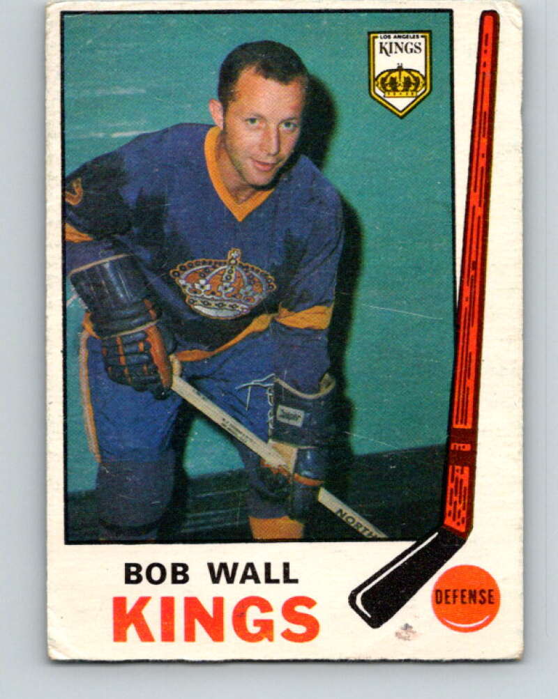 1969-70 O-Pee-Chee #140 Bob Wall Los Angeles Kings V1537