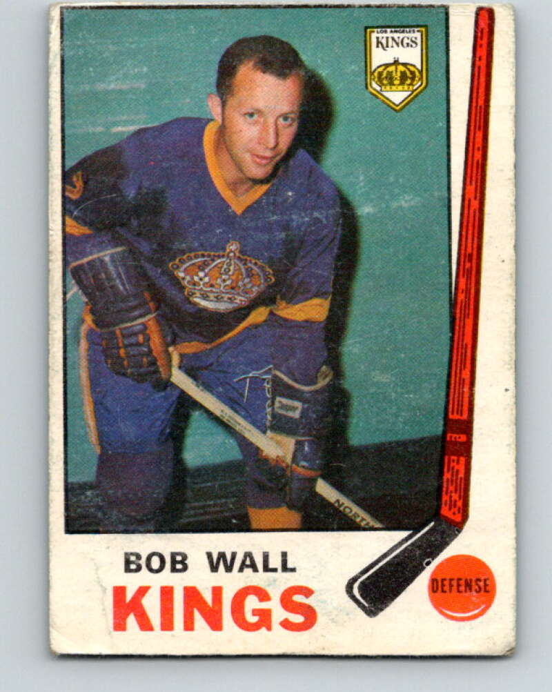 1969-70 O-Pee-Chee #140 Bob Wall Los Angeles Kings V1544