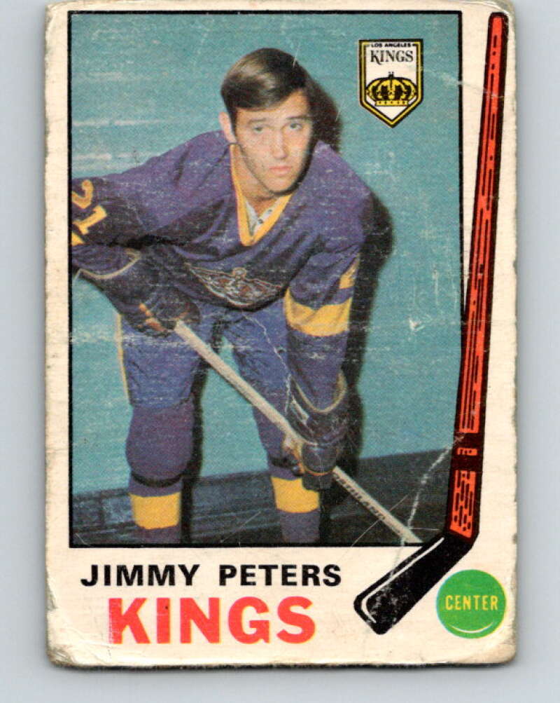1969-70 O-Pee-Chee #143 Jim Peters RC Rookie Los Angeles Kings V1558
