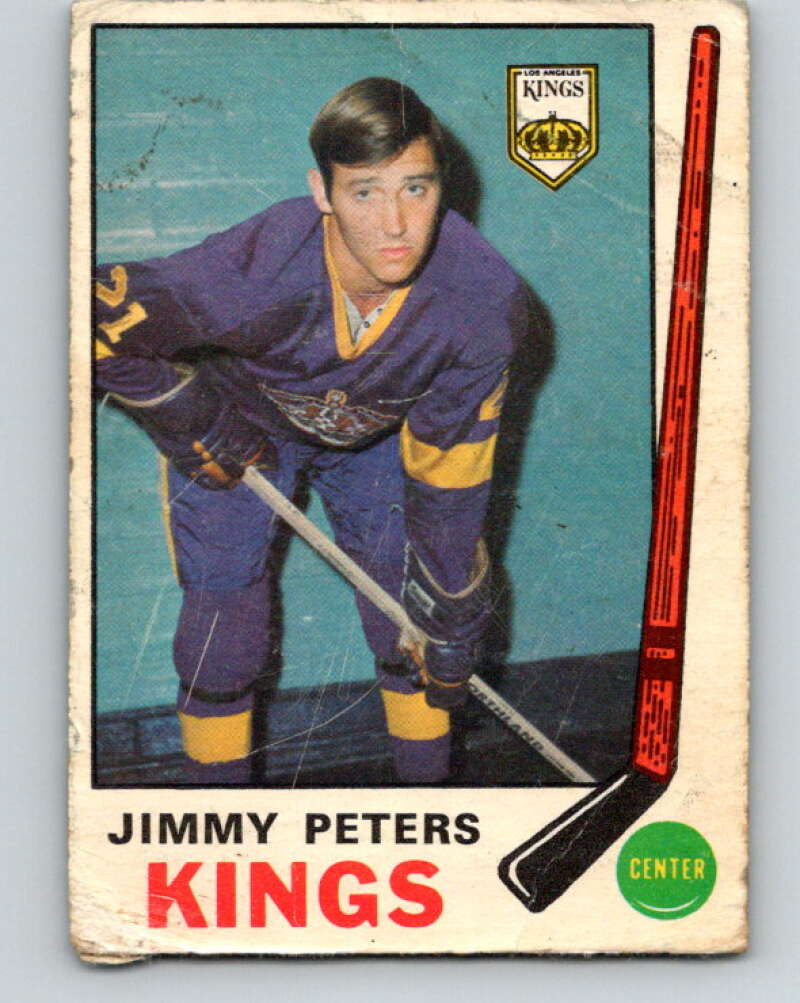 1969-70 O-Pee-Chee #143 Jim Peters RC Rookie Los Angeles Kings V1559