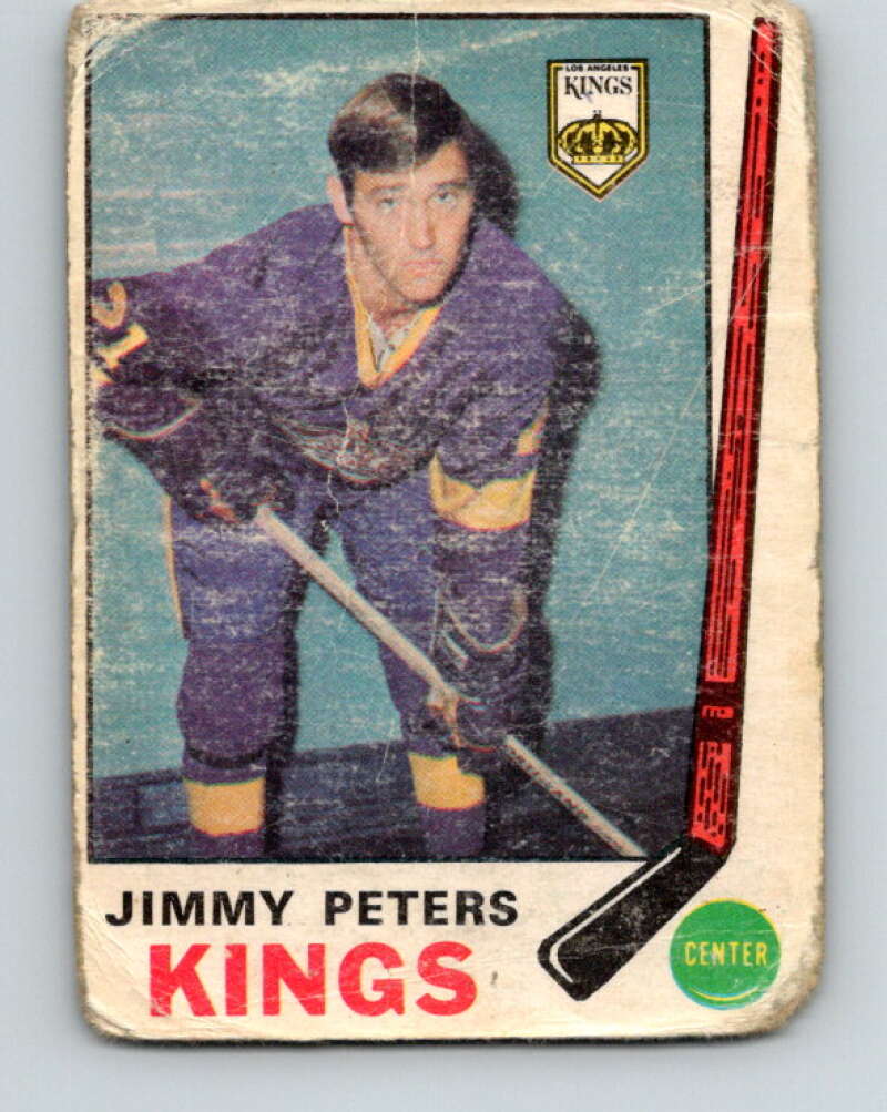 1969-70 O-Pee-Chee #143 Jim Peters RC Rookie Los Angeles Kings V1561
