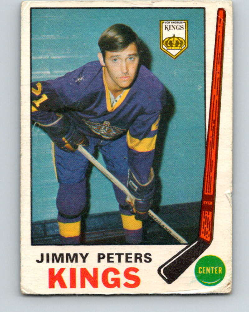 1969-70 O-Pee-Chee #143 Jim Peters RC Rookie Los Angeles Kings V1563
