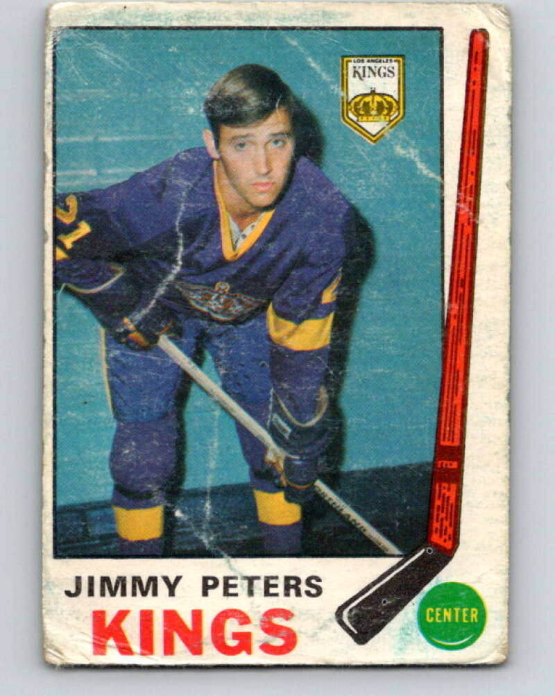 1969-70 O-Pee-Chee #143 Jim Peters RC Rookie Los Angeles Kings V1566