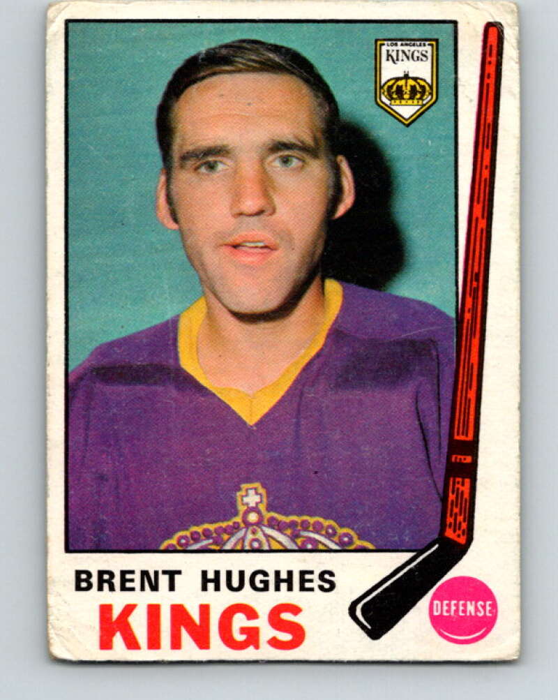 1969-70 O-Pee-Chee #144 Brent Hughes RC Rookie Los Angeles Kings V1570