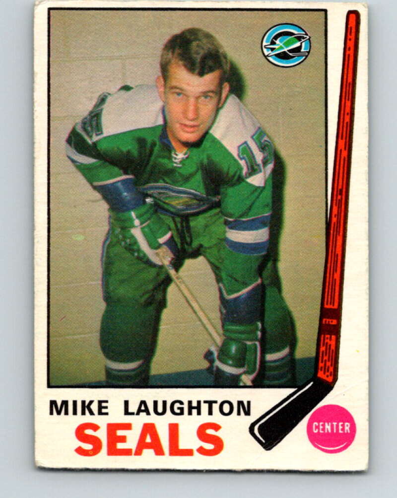 1969-70 O-Pee-Chee #148 Mike Laughton RC Rookie Oakland Seals V1592
