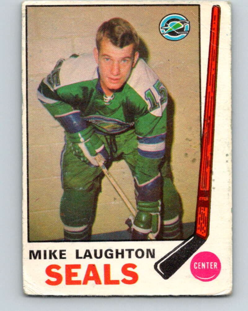 1969-70 O-Pee-Chee #148 Mike Laughton RC Rookie Oakland Seals V1594