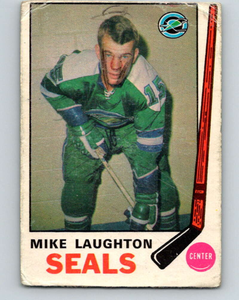 1969-70 O-Pee-Chee #148 Mike Laughton RC Rookie Oakland Seals V1595