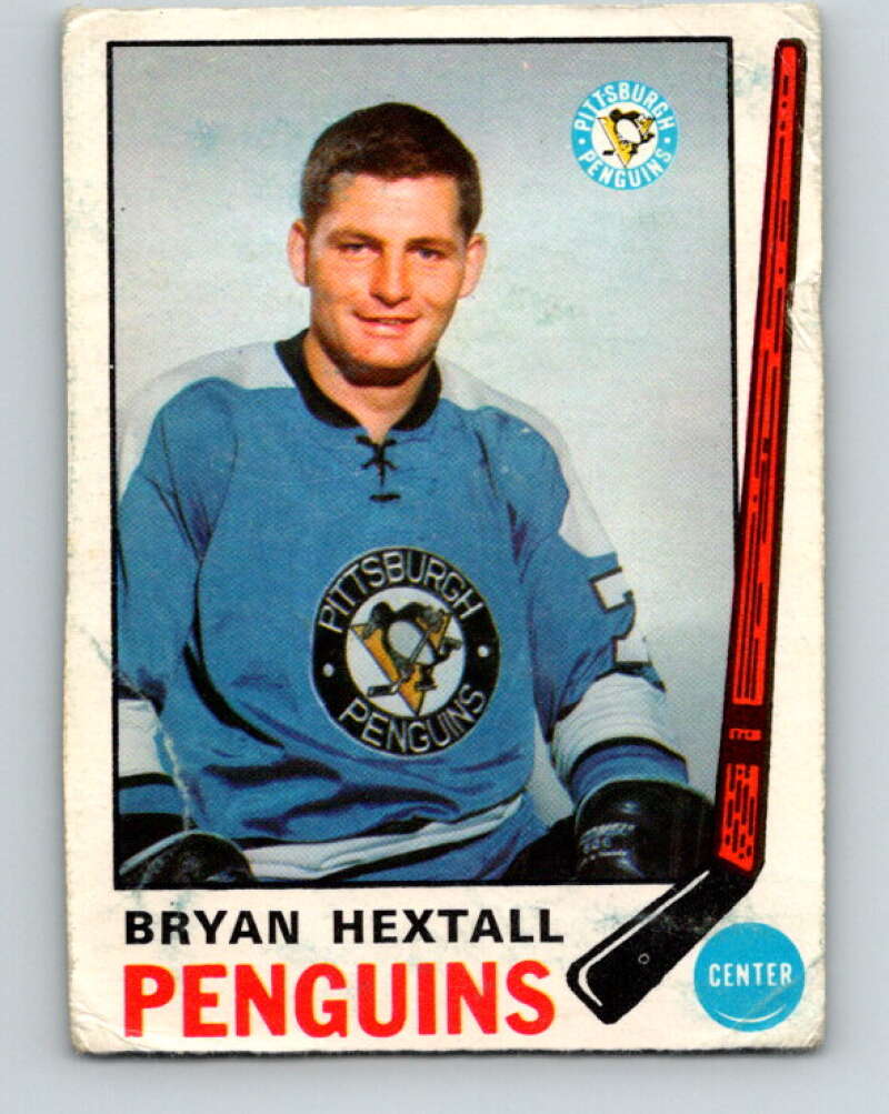 1969-70 O-Pee-Chee #154 Bryan Hextall RC Rookie Pittsburgh Penguins V1616