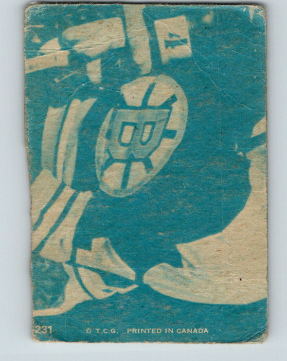 1969-70 O-Pee-Chee #231 The Stanley Cup V2004