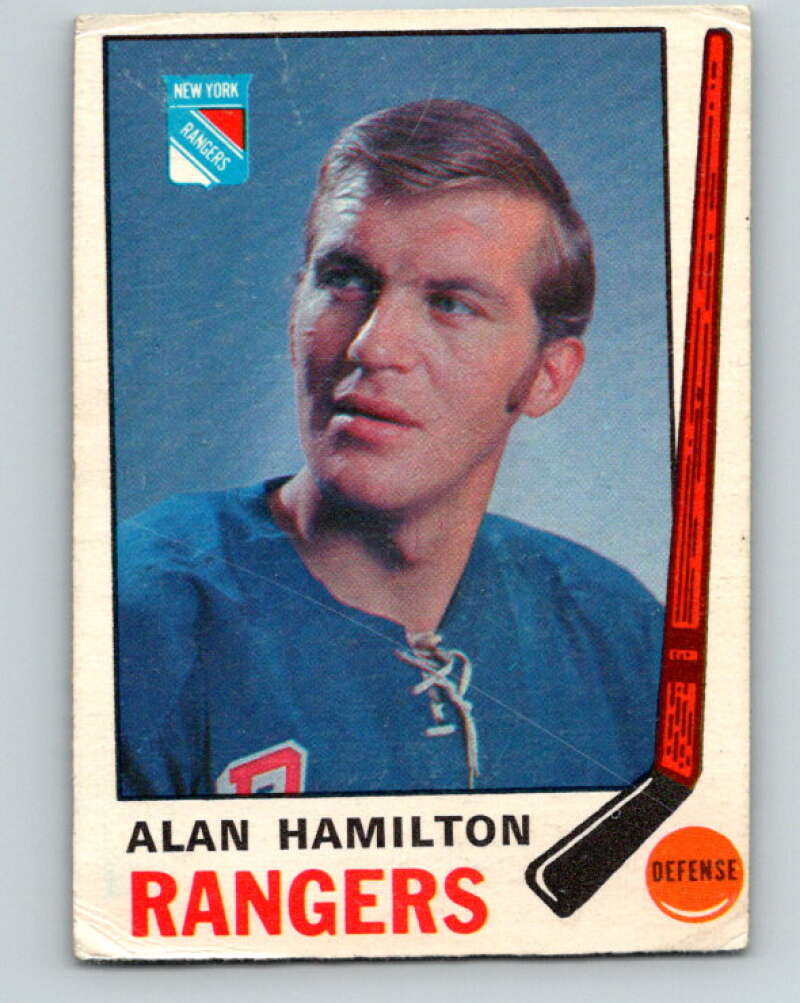 1969-70 O-Pee-Chee #192 Al Hamilton New York Rangers V1834