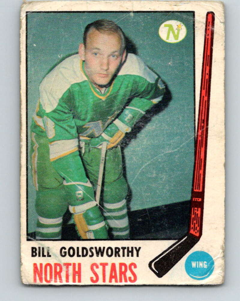 1969-70 O-Pee-Chee #195 Bill Goldsworthy Minnesota North Stars V1845