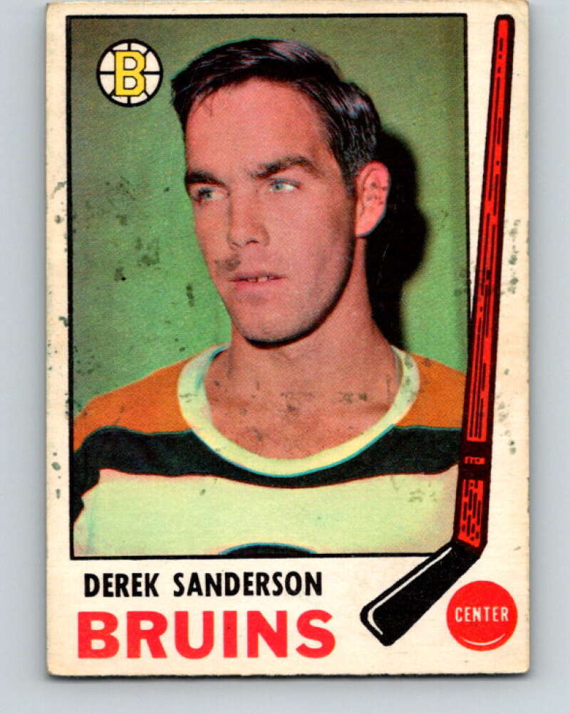 1969-70 O-Pee-Chee #201 Derek Sanderson Boston Bruins V1875