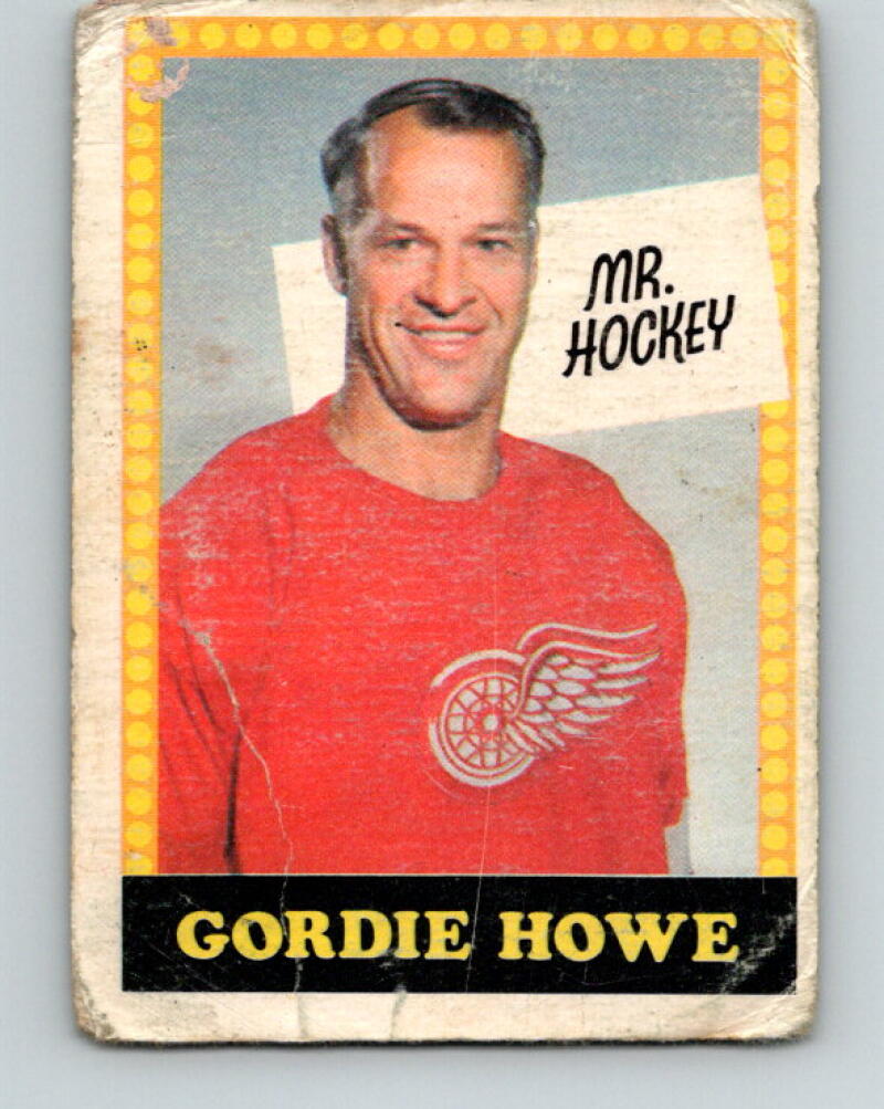 1969-70 O-Pee-Chee #193a Gordie Howe Detroit Red Wings V2029