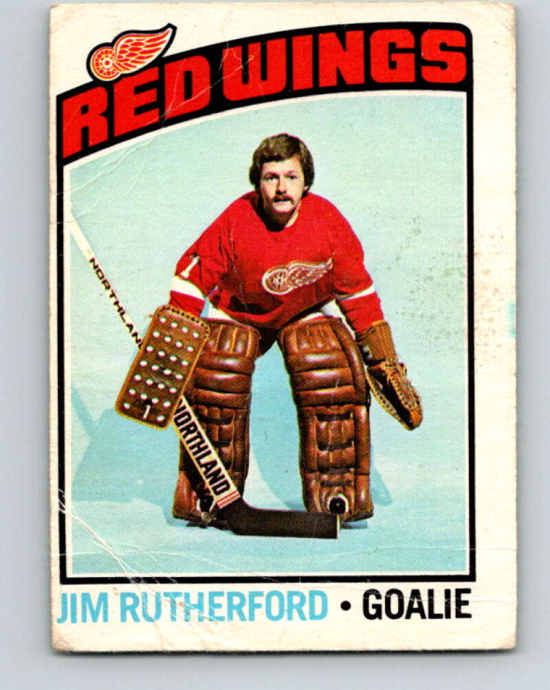 1976-77 OPC #88 Jim Rutherford Detroit Red Wings V2077