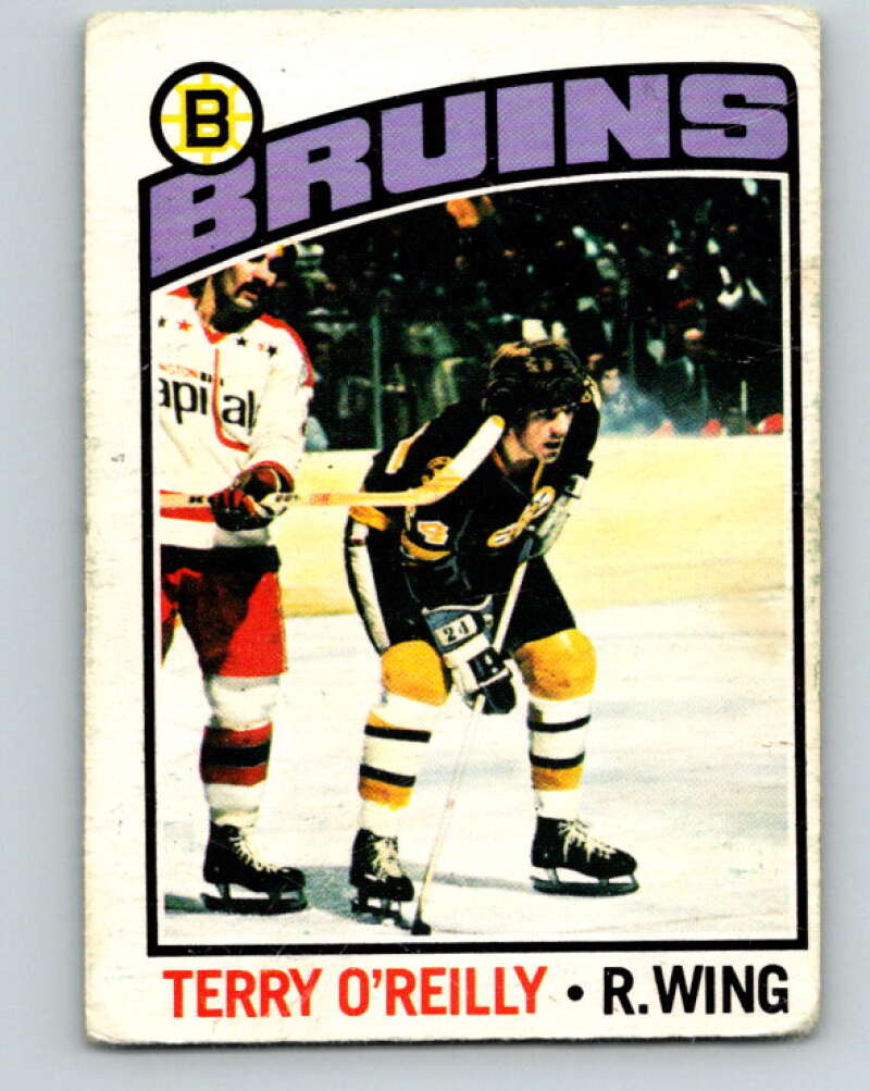 1976-77 OPC #130 Terry O'Reilly Boston Bruins V2107
