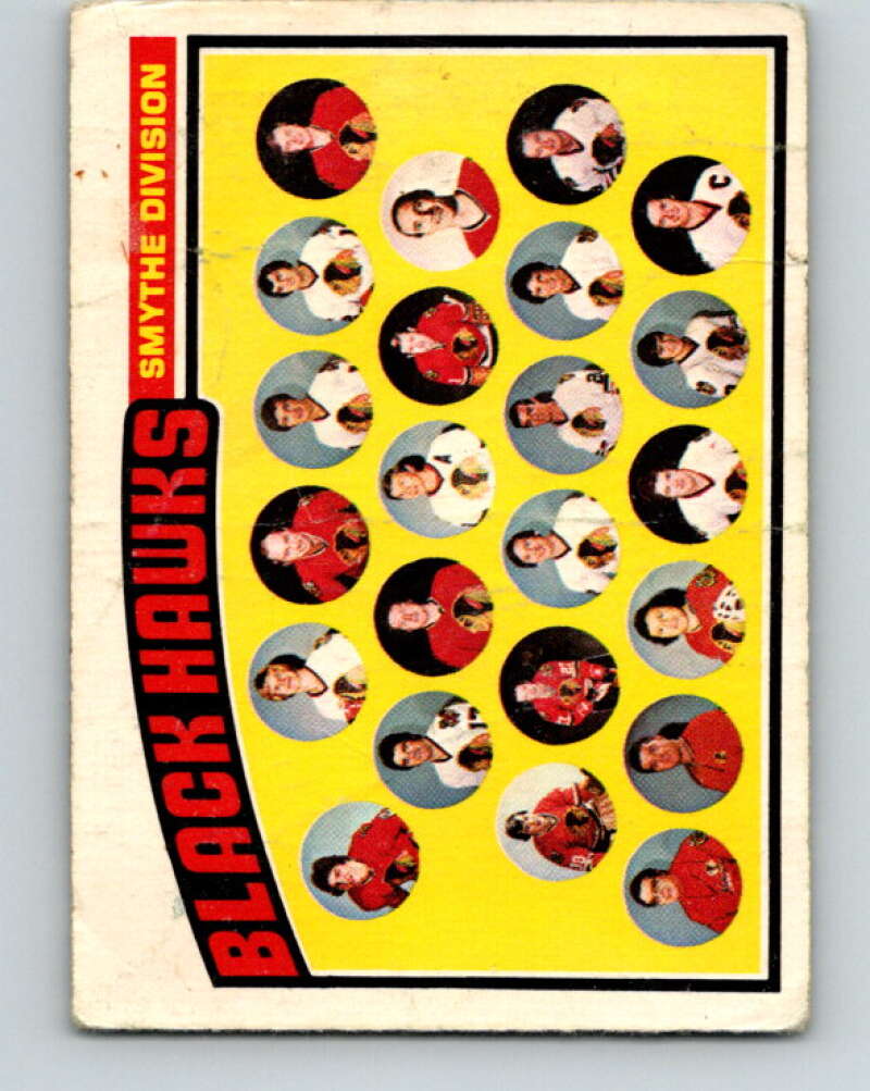 1976-77 OPC #136 Chicago Blackhawks CL Chicago Blackhawks V2112