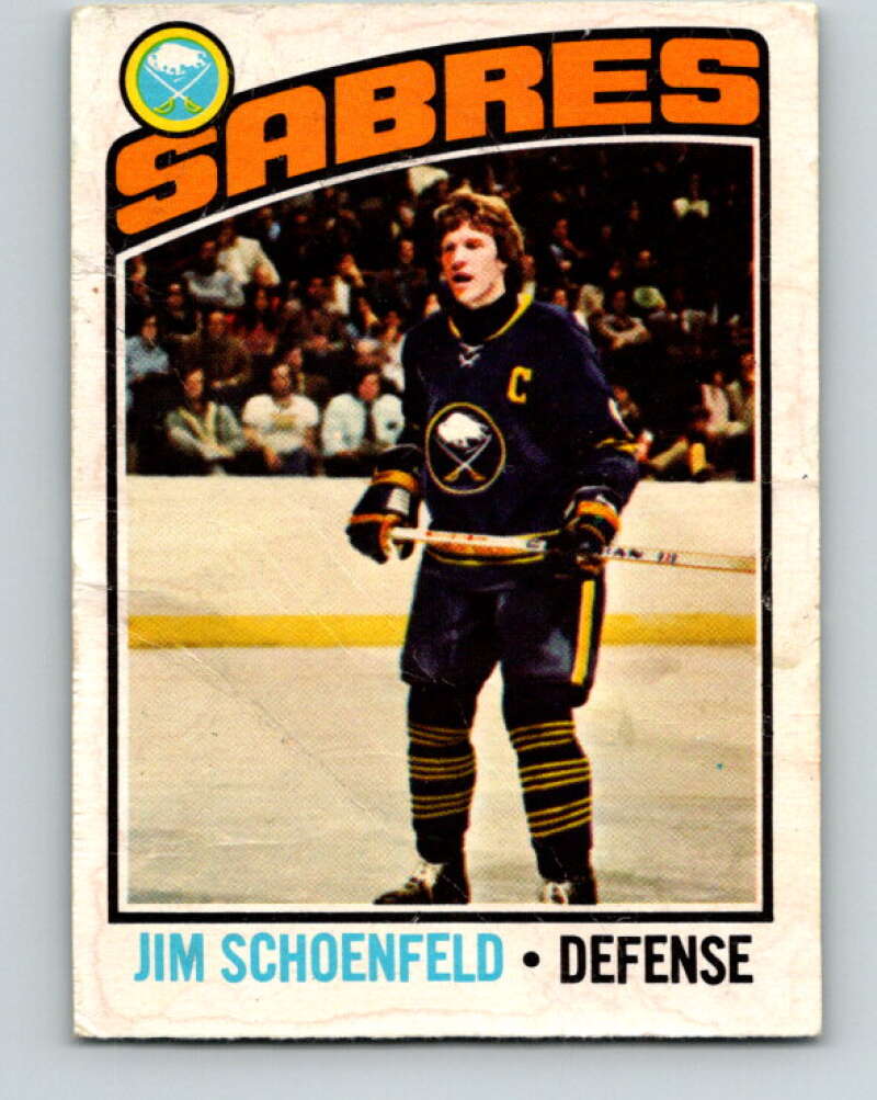 1976-77 OPC #241 Jim Schoenfeld Buffalo Sabres V2185