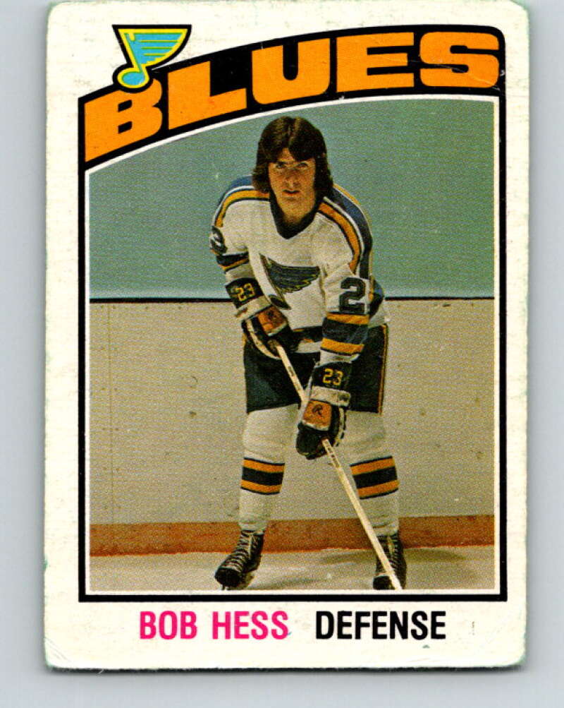 1976-77 OPC #277 Bob Hess St. Louis Blues V2227
