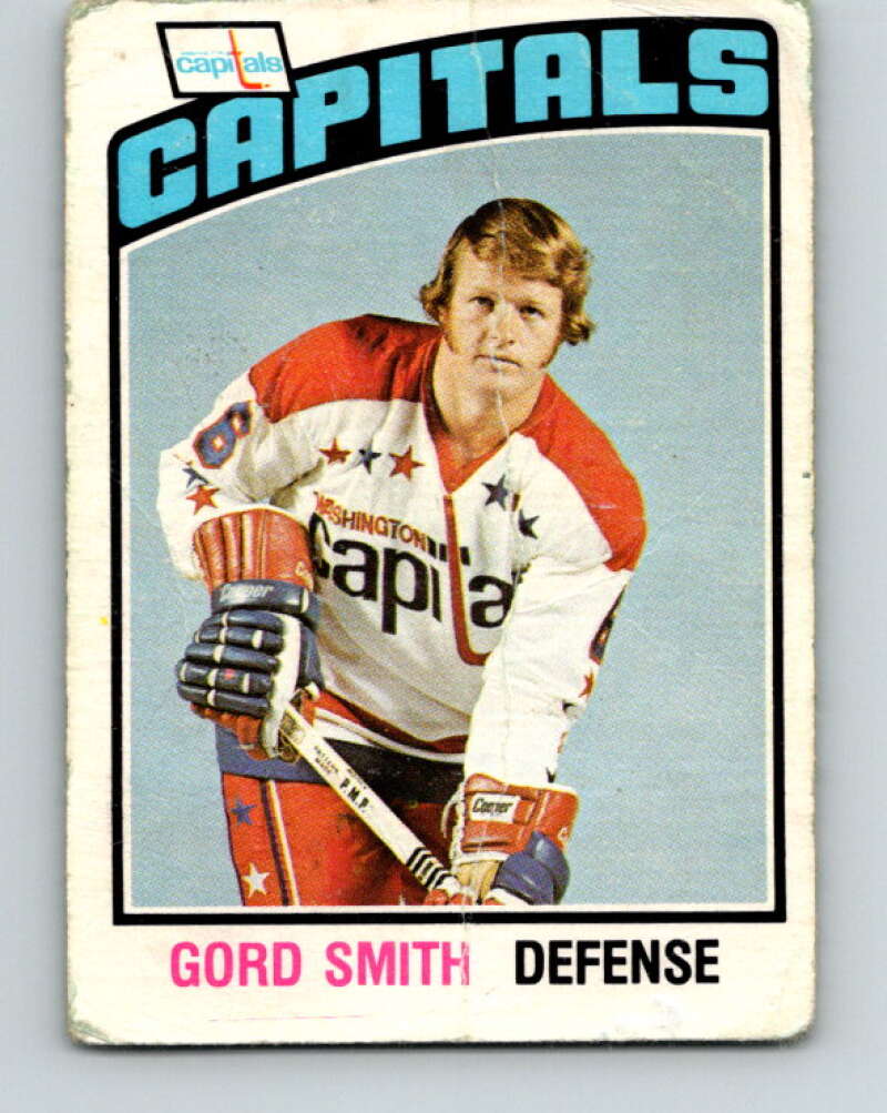 1976-77 OPC #303 Gord Smith RC Rookie Washington Capitals V2265