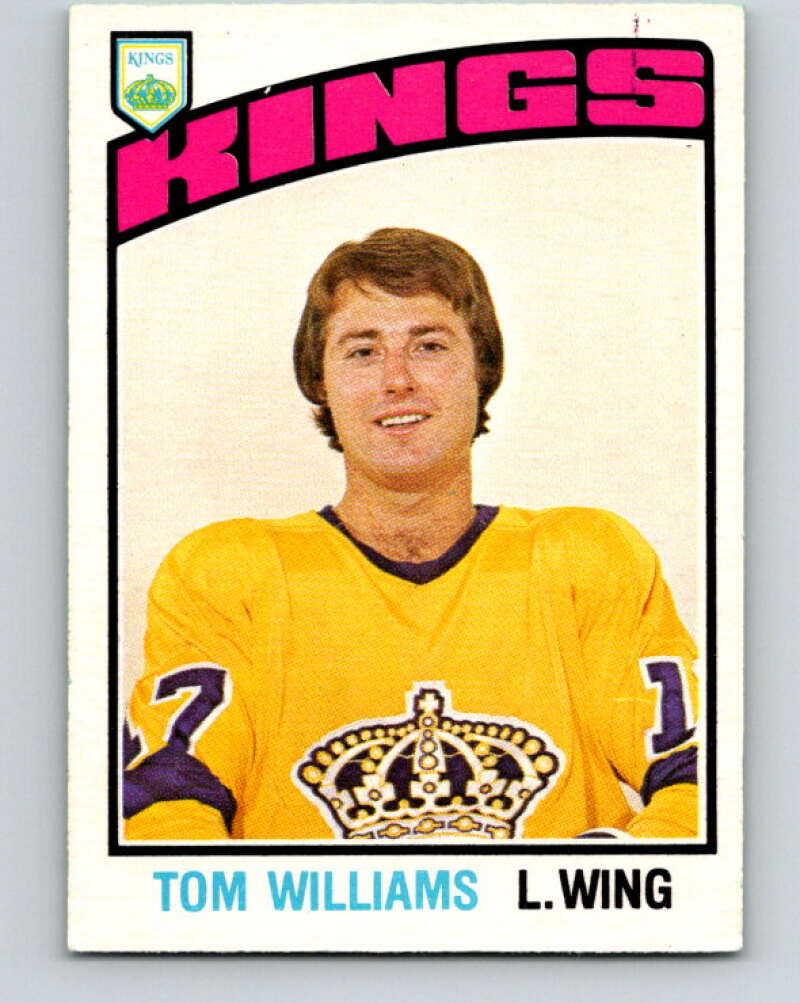 1976-77 O-Pee-Chee #319 Tom Williams Los Angeles Kings V2284