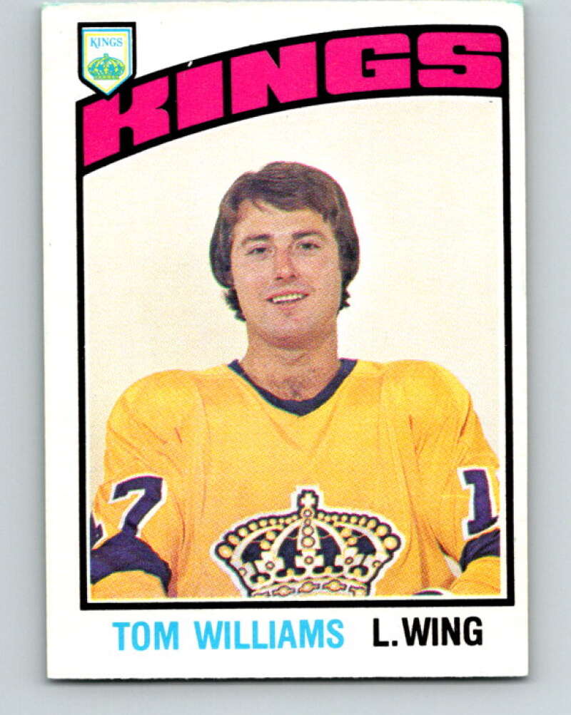 1976-77 O-Pee-Chee #319 Tom Williams Los Angeles Kings V2286
