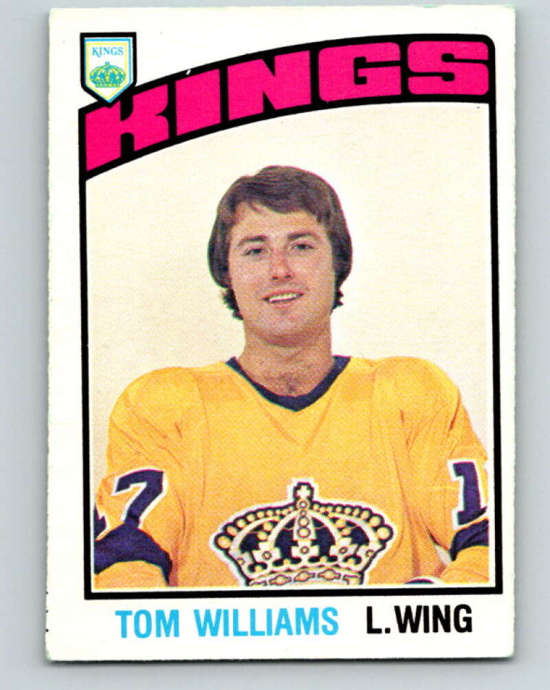 1976-77 O-Pee-Chee #319 Tom Williams Los Angeles Kings V2287