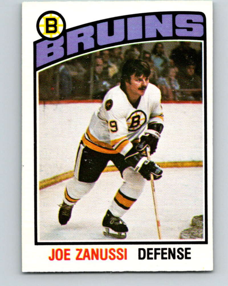 1976-77 O-Pee-Chee #324 Joe Zanussi RC Rookie Boston Bruins V2292