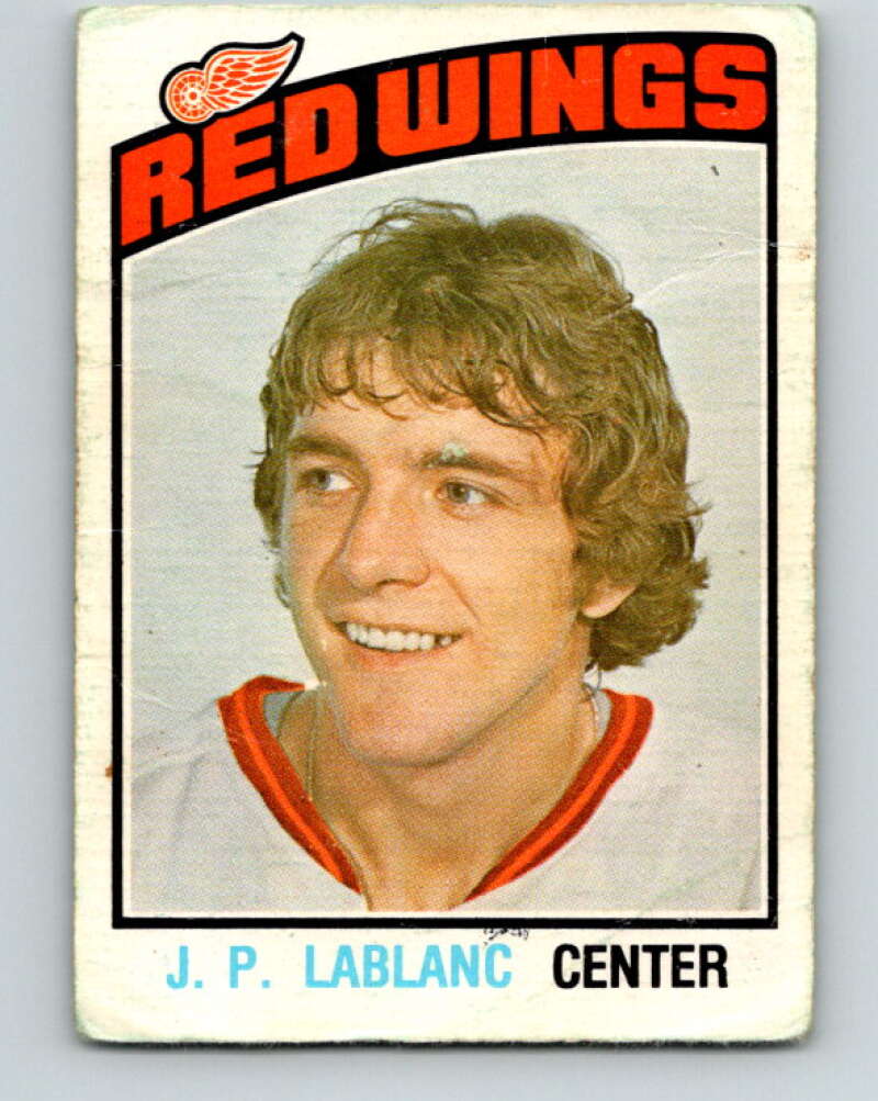 1976-77 O-Pee-Chee #326 Jean-Paul LeBlanc Detroit Red Wings V2293