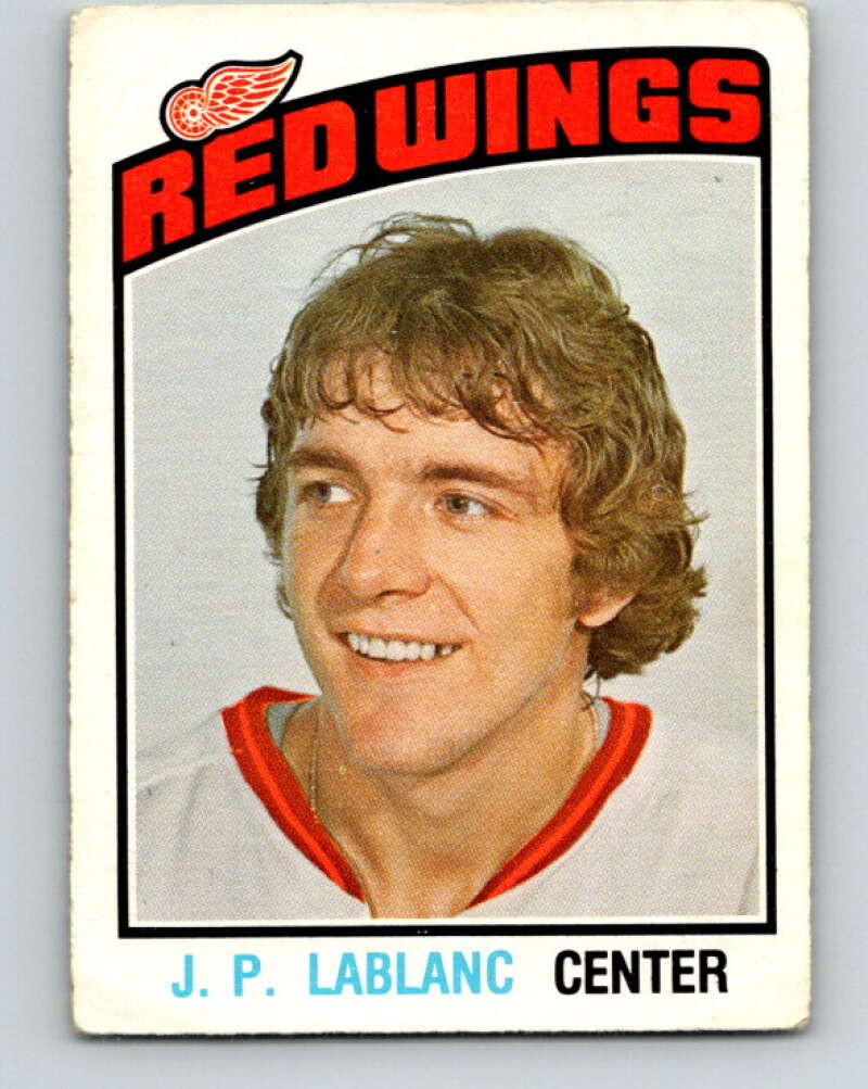1976-77 O-Pee-Chee #326 Jean-Paul LeBlanc Detroit Red Wings V2294